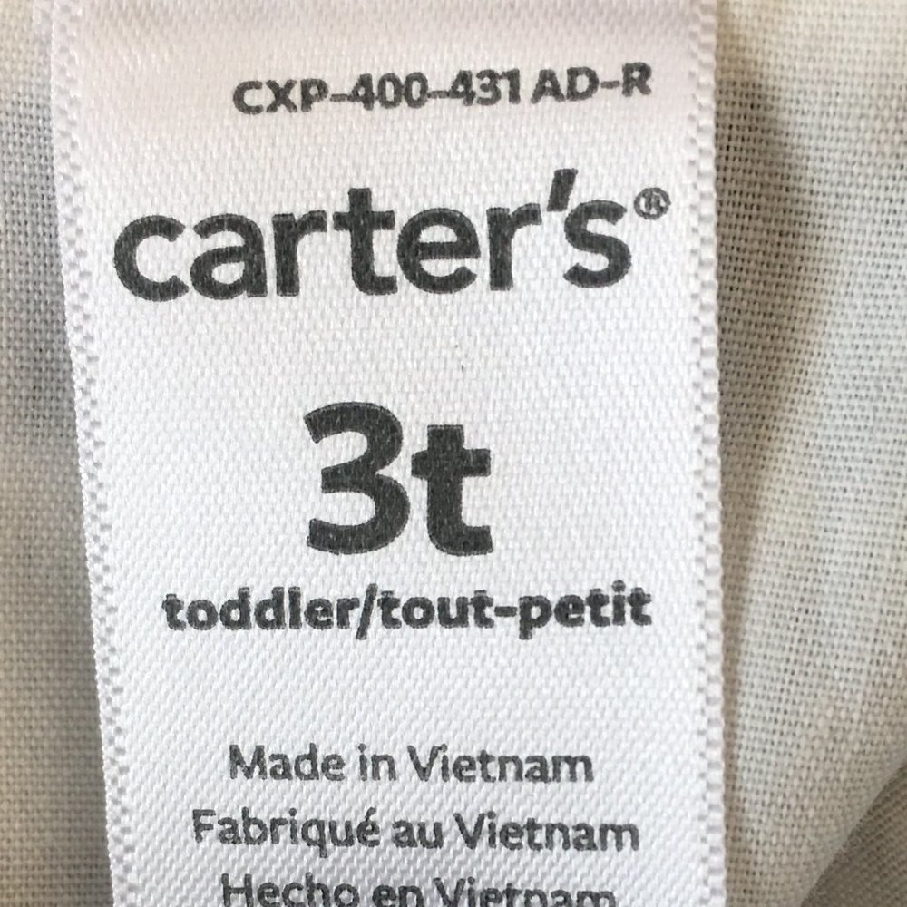 CARTERS Long Sleeve Plaid Lurex Dress  3T - Picture 11 of 12